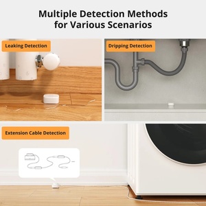 Sonoff SNZB-05P ZigBee เซ็นเซอร์ตรวจจับการรั่วไหลของน้ำรั่วแบบอัจฉริยะทันสมัยการเตือนแบบเรียลไทม์การตรวจจับการรั่วไหลของหยดสามารถใช้ได้กับ Google Assistant - Product Image 2