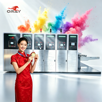 Tinta de Agua Inteligente Totalmente Automática Oray para Impresora, Troqueladora, Cajas de Embalaje de Alimentos Corrugadas, Cajas de Entrega