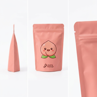 Emballage alimentaire personnalisé de style mignon en film polyester, résistant à l'humidité et aux odeurs, avec fermeture éclair refermable pour aliments pour animaux et lait