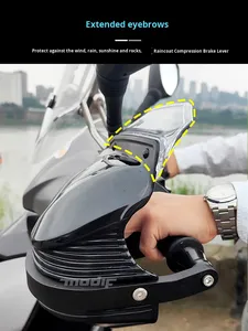 Protège-mains de moto pour Yamaha Sundiro pour vélo <span class=keywords><strong>électrique</strong></span> Xinyuan, accessoires de modification du guidon pare-brise - Product Image 3