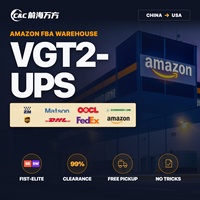 Agente de Envío Exprés VGT2-UPS FBA, Base Aérea de March Air Reserve, CA 92518, Envío Marítimo DDP LCL FCL, Transitario de China a Estados Unidos
