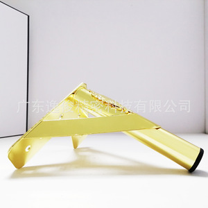 Yijun Gold Floral <b>Sofa</b> Legs 3301 Carbon Steel Decorative Furniture <b>Support</b> For Cabinet Table Chair Bed - Product Image 2