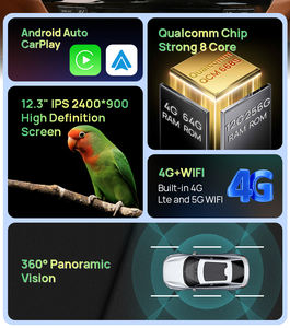 Reproductor Multimedia para Auto con Sistema Android, Radio FM, Carplay, Bluetooth, <span class=keywords><strong>Google</strong></span>, 4G, SIM, Pantalla <span class=keywords><strong>de</strong></span> 10.25" o 12.3", Qualcomm 6125, para BMW Serie 5 EVO System G30 G31 G32 2018 - Product Image 2