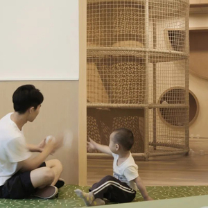 الشباك الأكثر مبيعًا داخل قبيلة قوس قزح حبل الكروشيه في الأماكن المغلقة-معدات اللعب اللينة غير مدعومة للمدارس والمتنزهات الترفيهية - Product Image 3