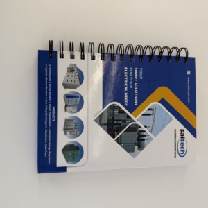 สมุดโน้ตเกลียวปกแข็งออกแบบได้เองดีไซน์ทันสมัย - Product Image 2