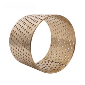 Fournisseur chinois de bagues en bronze enveloppées <span class=keywords><strong>JSB</strong></span>, roulements bimétalliques, bagues droites fendues sans huile, double couche, bi-métal, Bucha - Product Image 1