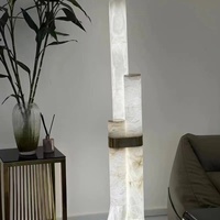 Lámpara de pie de mármol estilo español, grande, nórdica, personalizada, con diseño de iluminación LED para proyectos, acabado personalizado, iluminación de oficina
