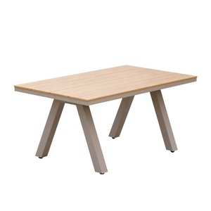 Modern Hotel Villa Teak Furniture Garden Patio Large <b>Outdoor</b> Dining <b>Table</b> - Product Image 1