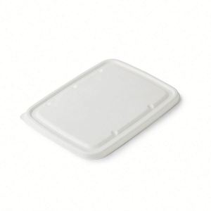 Barquettes repas rectangulaires jetables biodégradables et compostables en bagasse de canne à sucre, assiettes à 6 compartiments, boîte en carton blanc - Product Image 4