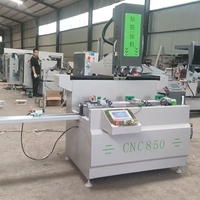 Perforadora y fresadora CNC profesional para aluminio/PVC para fabricación de ventanas y puertas