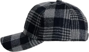 Custom 5 Panel Camp Cap Plaid Flannel Checkered High Quality 3D Puff Embroidery Adjustable Mens Streetwear <b>Flat</b> Brim Sun <b>Hat</b> - Product Image 2