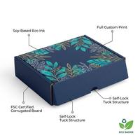 Boîte d'expédition en carton auto-scellante de haute qualité et durable, avec logo personnalisé imprimé en couleur, boîte d'expédition en gros, prix d'usine