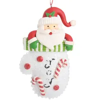 Новый дизайн, игрушка ручной работы в виде Санта-Клауса, снеговика, подвеска для хлеба, игрушки, подвески для мини-рождественских украшений