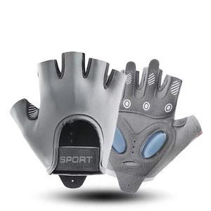 Guanti da palestra <span class=keywords><strong>per</strong></span> mezze dita traspiranti antiurto in Silicone imbottito <span class=keywords><strong>per</strong></span> il Fitness sportivo antiscivolo - Product Image 1