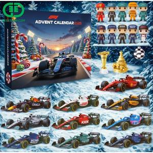 ปฏิทินนับถอยหลังวันคริสต์มาสปี 2026 ชุดตกแต่งต้นคริสต์มาสอะคริลิกแบบกล่องสุ่ม - Product Image 3