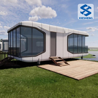 2025 nouveau Design haute qualité préfabriqué conteneur maison minuscule Portable maison modulaire maison Camping hôtel espace Capsule