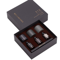 Coffret Cadeau Diffuseur de Parfum en Verre de Luxe Homeflower Factory, 3 Pièces, Huile Essentielle Parfumée Sans Flamme, Désodorisant Longue Durée