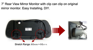 IPoster 7 "écran tactile 2 moniteur de rétroviseur de voiture divisé pour camion - Product Image 6