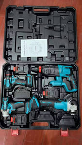 Ensemble de perceuses sans fil de haute qualité 4 pièces, batterie lithium 21V, marteau perforateur d'angle, OEM QLR4646, batterie lithium 21V offrant une longue autonomie - Product Image 6