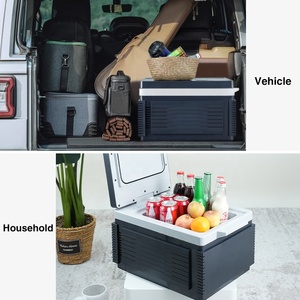 Mini réfrigérateur portable 12V 12L pour le camping Boîte de congélation solaire alimentée par batterie pour la livraison de gâteaux pouvant être mis en voiture - Product Image 4