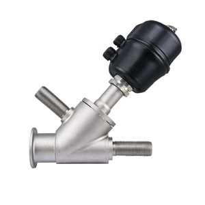 Vanne d'angle pneumatique à double action en acier inoxydable pour air, eau et vapeur, vente de liquidation B2B Covna - Product Image 4