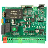 Carte de circuit imprimé pour ouvre-porte de cour DC avec écran OLED et Bluetooth – Contrôleur PCB au design moderne pour moteurs de portails battants/coulissants, idéal pour villas et parcs.