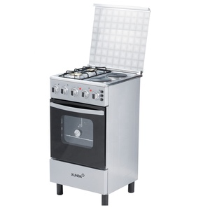 Xunda 2 đầu đốt màu đen đứng điện nấu ăn phạm vi bếp bếp bếp gas <span class=keywords><strong>Burner</strong></span> với lò nướng - Product Image 6