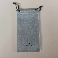 Nouvelle mode, personnalisation colorée, fabrication artisanale, durable, portable, étui de rangement pour lunettes de soleil en tissu doux rectangulaire