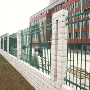 Clôture en métal de couleur personnalisée ZD, treillis de jardin, portails, sécurité, <span class=keywords><strong>fer</strong></span> forgé, anti-corrosion, cour, panneau de clôture ornemental - Product Image 4