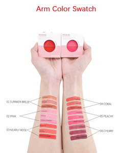 Ochain 2 In 1 High Pigment <span class=keywords><strong>Crema</strong></span> y polvo mate rosa de larga duración 2 en 1 Palette Duo Blush - Product Image 4