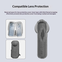 Sac de rangement en cuir personnalisé, étui de protection portable pour caméra d'action Insta 360