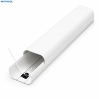 RETEKOOL Conduit de ventilation commercial en plastique pour climatiseur, écologique, durable, épaisseur 2,0 mm, installation facile, montage mural