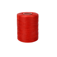 Fil à coudre en cuir cousu à la main de 0,8 mm 1,0 mm, fil plat ciré, fil ciré en polyester pour chaussures