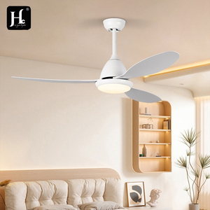 52-inch 3-ABS-blade decorative black illuminated <b>ceiling</b> <b>fan</b> for indoor living rooms - Product Image 6