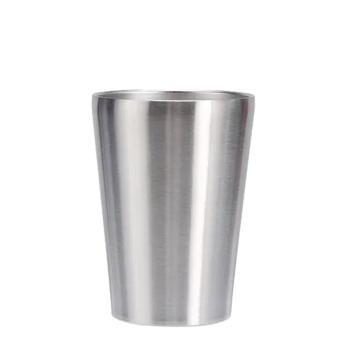 Small Metal Cup Double Wall Vacuum 14oz Cups Camping Mugs Water Glasses Reusable Steel Cup for BBQ Home Party