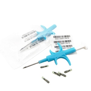 Em4305 <span class=keywords><strong>RFID</strong></span> Pet Microchip 134.2kHz bioglass <span class=keywords><strong>LF</strong></span> động vật tag để xác định và kiểm soát truy cập 2*12 mét cấy ghép chip - Product Image 2