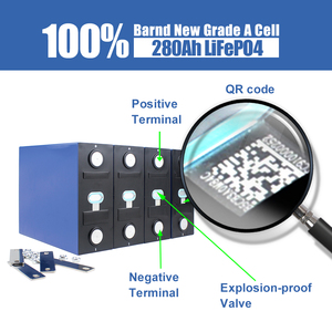 CALB Lifepo4 3.2V 280Ah Lifepo4 충전식 배터리 대용량 <span class=keywords><strong>9000</strong></span> + 사이클 가정용 에너지 저장 전원 은행 태양열 RV - Product Image 5