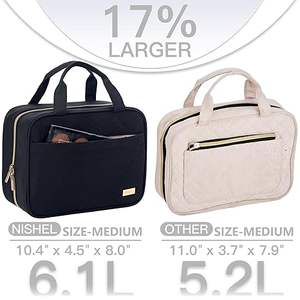 Estuche de maquillaje para mujer, organizador colgante portátil, champú, acondicionador, Juego de cepillos, accesorios de maquillaje, neceser de viaje - Product Image 2