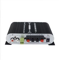 ST-838 Mini HiFi 2.1 kanal güç amplifikatörü Subwoofer Amp ev masaüstü/araba/hoparlörler için deniz Stereo ses Amp 20WX2 + 40W