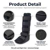 Botte de marche personnalisée ODM OEM haut de gamme avec doublure, certifiée CE ISO, sangle à fente fixe, sécurisée, anti-glissement, aspect soigné, grande semelle en TPR