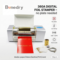 Machine d'impression à chaud numérique 360A sans plaque pour papier, ruban, cuir, PVC, cartes de mariage et certificats