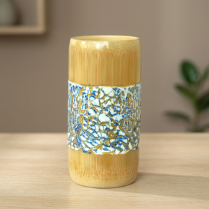 Tasse en bambou moderne et écologique avec finition laquée pour une vie écoresponsable et une utilisation à table, fabriquée au Vietnam - Product Image 3