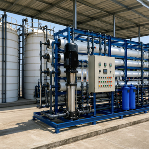 Planta de Ósmosis Inversa SPRING ION EXCHANGE 50000 L/H para Tratamiento de Agua con Bomba de 15 kW, Garantía de 3 Años, FRP/SS, 380V, para Uso Doméstico - Product Image 1
