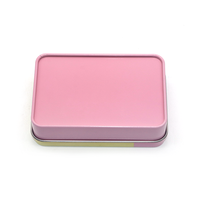 Boîte en fer blanc rectangulaire personnalisée de 107x70x30mm, fabriquée en Chine, pour emballage de bonbons, cosmétiques et cadeaux