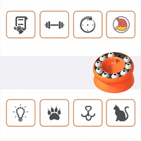 Comedero Lento Interactivo para Gatos, Juguete Dispensador de Premios, Entrenamiento Cerebral para Gatos