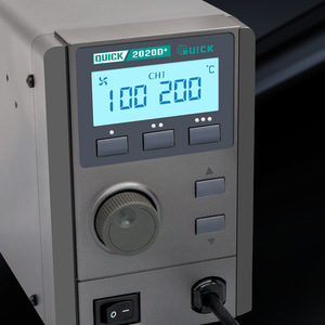 Station de dessoudage à air chaud sans plomb Quick 2020D+ avec affichage numérique et contrôle de température, station de soudage haute fréquence - Product Image 1