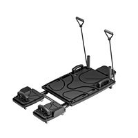 Planche de Pilates pliable et réglable en bois de chêne - Machine d'exercice pour studio de Pilates et yoga à domicile avec un design durable et écologique