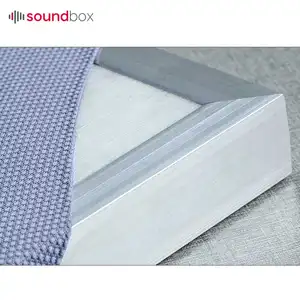 Soundbox tavan ses emici akustik kumaş ses emici paneller çok fonksiyonlu salon alüminyum tavan paneli