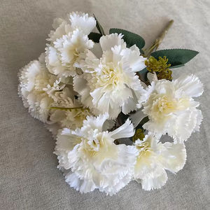 卸売 格安 造花 7頭 ノラ カーネーション 装飾用 人工花 - Product Image 6