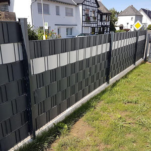 Bande <span class=keywords><strong>de</strong></span> clôture en PVC rigide <span class=keywords><strong>de</strong></span> 1,3 mm, 19 cm x 2,525 m x 10 pièces, ruban <span class=keywords><strong>de</strong></span> clôture, écran d'intimité pour clôture <span class=keywords><strong>de</strong></span> jardin et <span class=keywords><strong>de</strong></span> balcon - Product Image 6